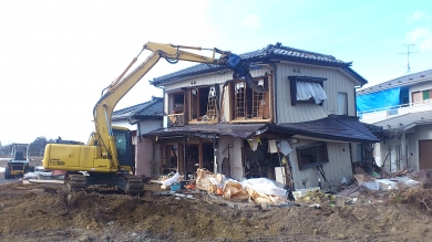 津波被害住宅 解体工事