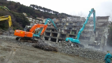 伊豆熱川ホテル解体工事