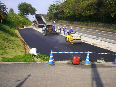 店舗駐車所整備工事
