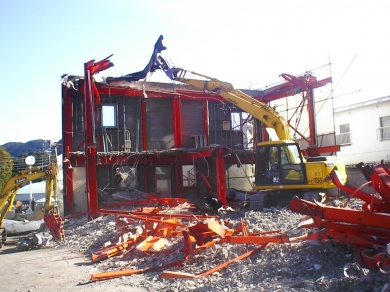 創価学会下田会館 解体工事