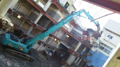 グルメシティー伊東店 解体工事